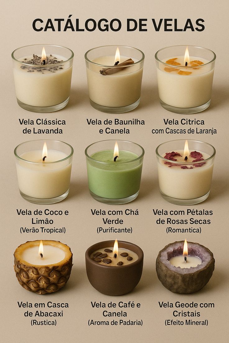 Aromas de Velas Artesanais